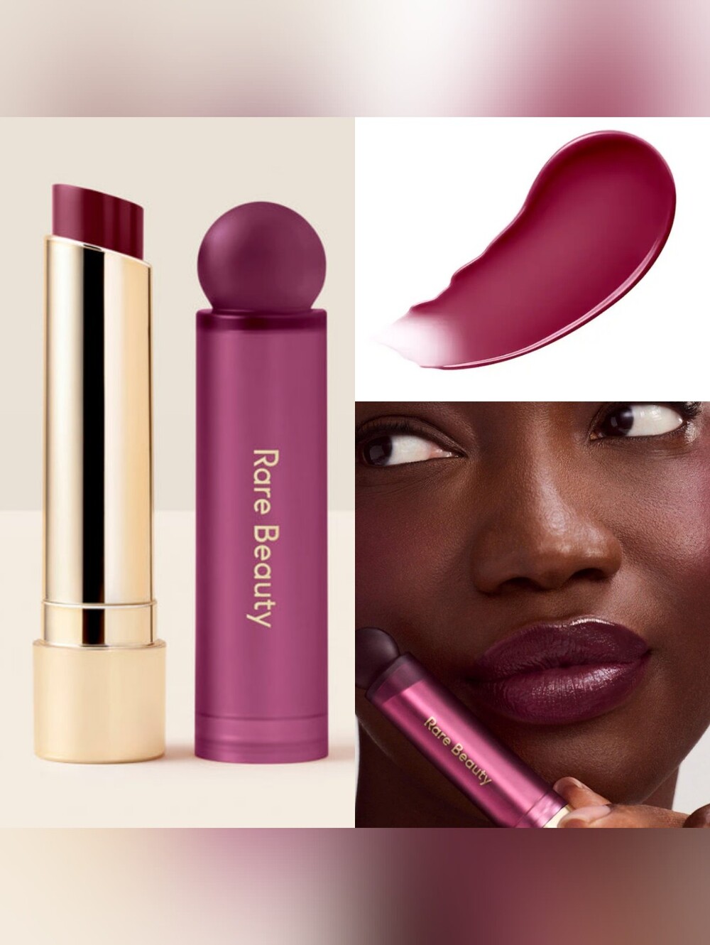 🍇New Release🍇BNIB Rare Beauty Fullsize FORTUNE Soft Pinch Lip Oil Stick!$25Ret